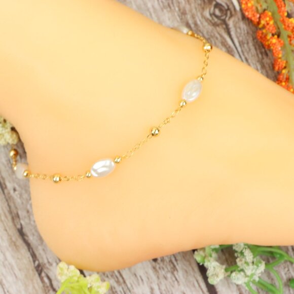 "Dainty Anklet for Women – Elegant Everyday Jewelry & Perfect Gift | MLCRC2168 - Picture 4 of 10